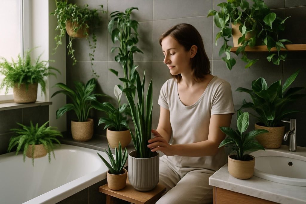 Découvrez 10 plantes parfaites pour apporter fraîcheur et élégance à votre salle de bain, tout en purifiant l'air et embellissant votre espace.