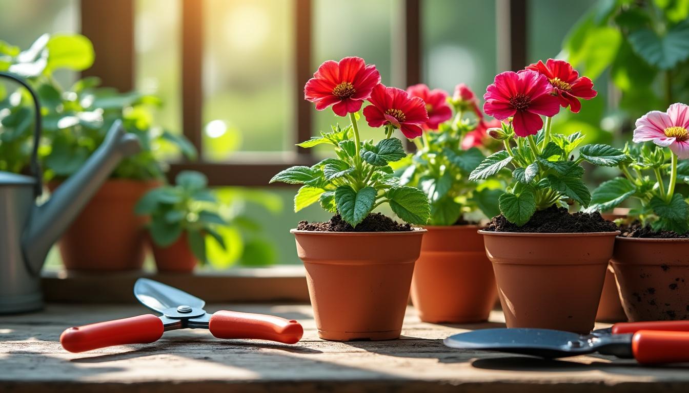découvrez notre recette de grand-mère pour entretenir vos géraniums et profiter de leurs belles fleurs tout l'été facilement et naturellement.