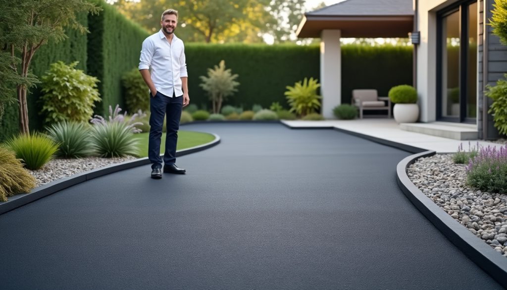 découvrez nos conseils pour choisir un enrobé de qualité, assurer la durabilité et embellir votre cour maison avec un revêtement esthétique et résistant.