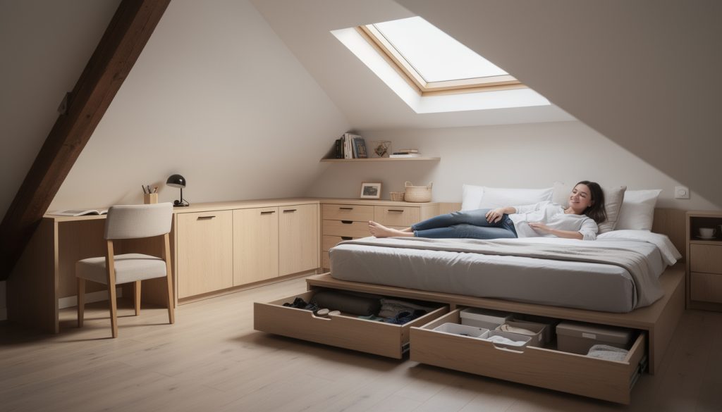 découvrez des astuces pratiques pour aménager une chambre sous comble avec un plafond très bas et optimisez chaque mètre carré pour un espace de vie cosy et fonctionnel.