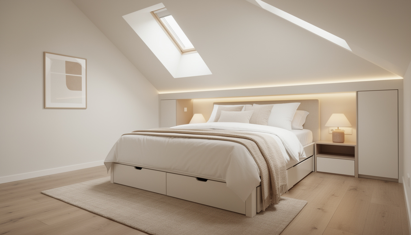 découvrez nos astuces pour aménager une chambre sous comble avec plafond très bas et optimiser l'espace de manière pratique et esthétique.