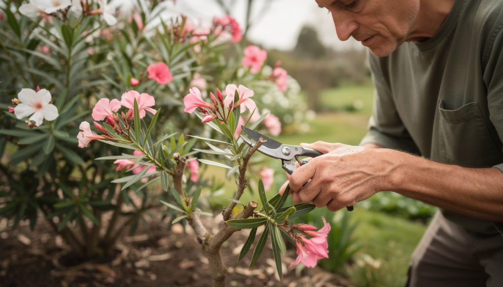 découvrez le meilleur moment pour tailler vos lauriers roses en pleine terre afin d'assurer une floraison abondante et éclatante toute la saison.
